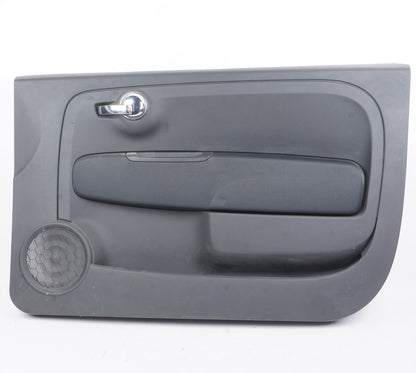 2012 - 2016 Fiat 500 Front Right Interior Door Trim Panel Black OEM