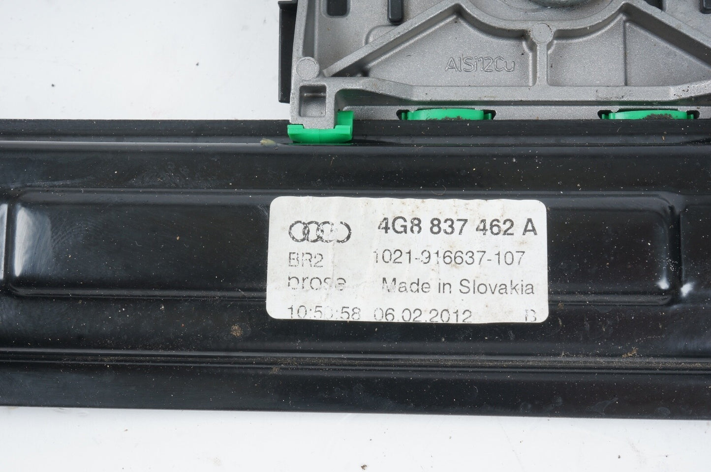 2012 - 2018 AUDI A7 QUATTRO FRONT RIGHT SIDE DOOR PANEL WINDOW REGULATOR OEM