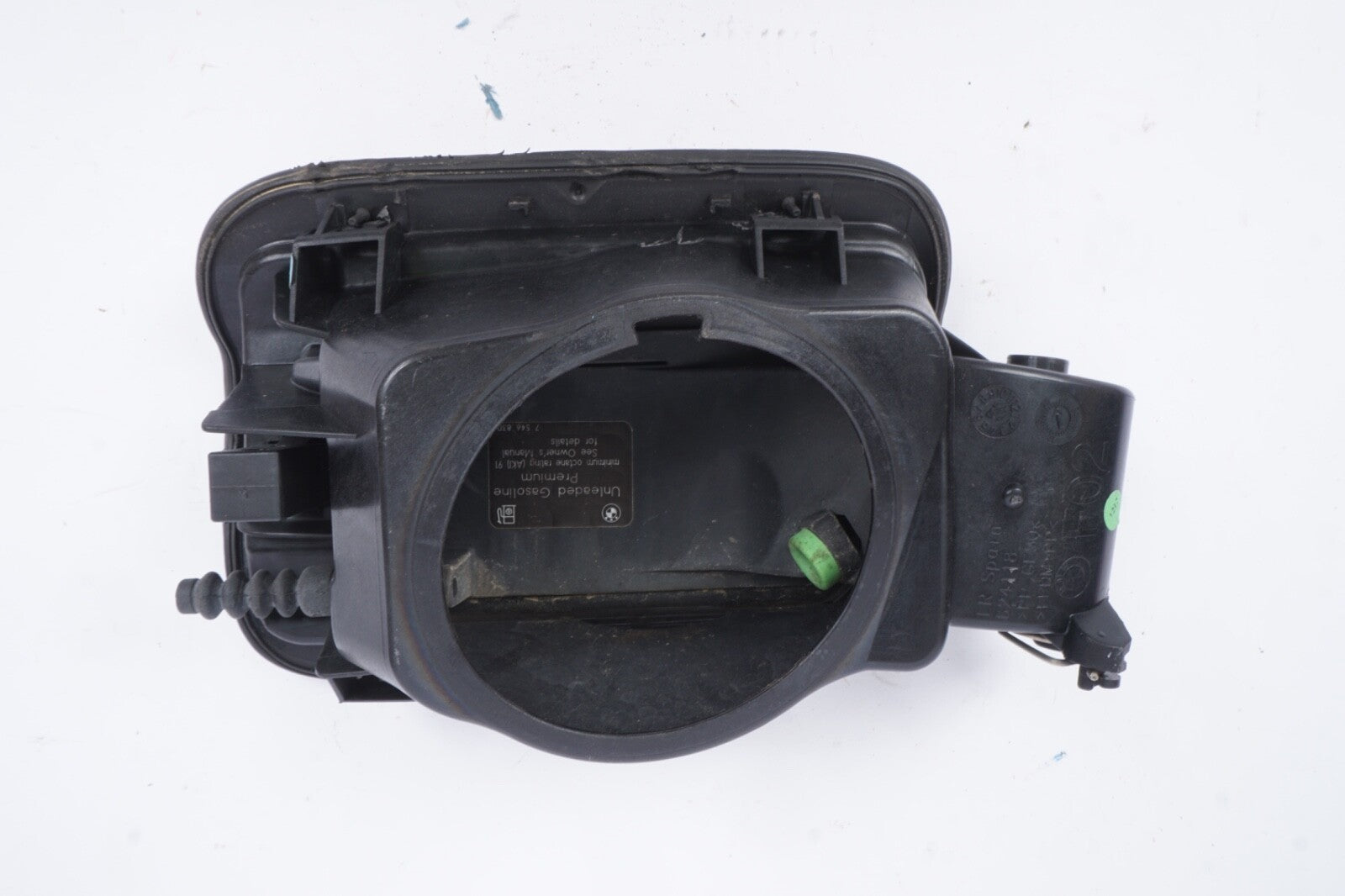 2009-2015 BMW 750LI F02 GASOLINE FUEL TANK FILLER DOOR LID COVER BLACK OEM
