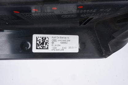2011 - 2014 Audi A8l Rear Left Right Side Taillight Lamp Lower Trim Cover OEM