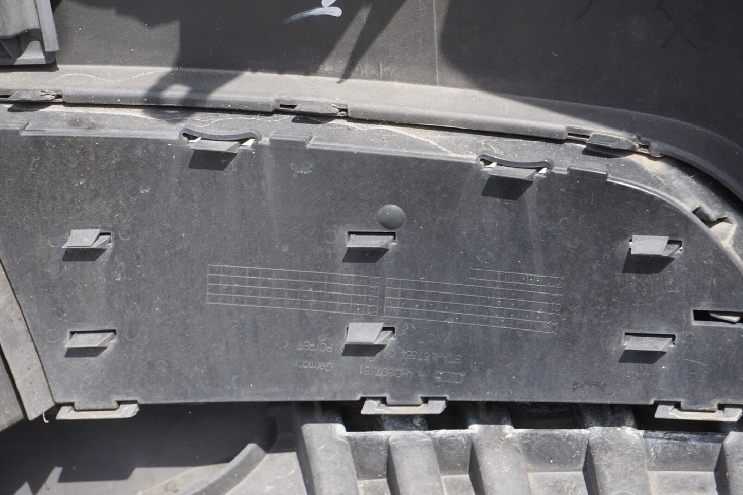 2011 - 2014 Audi A8 Quattro Front Bumper Cover Panel Assembly Grille OEM