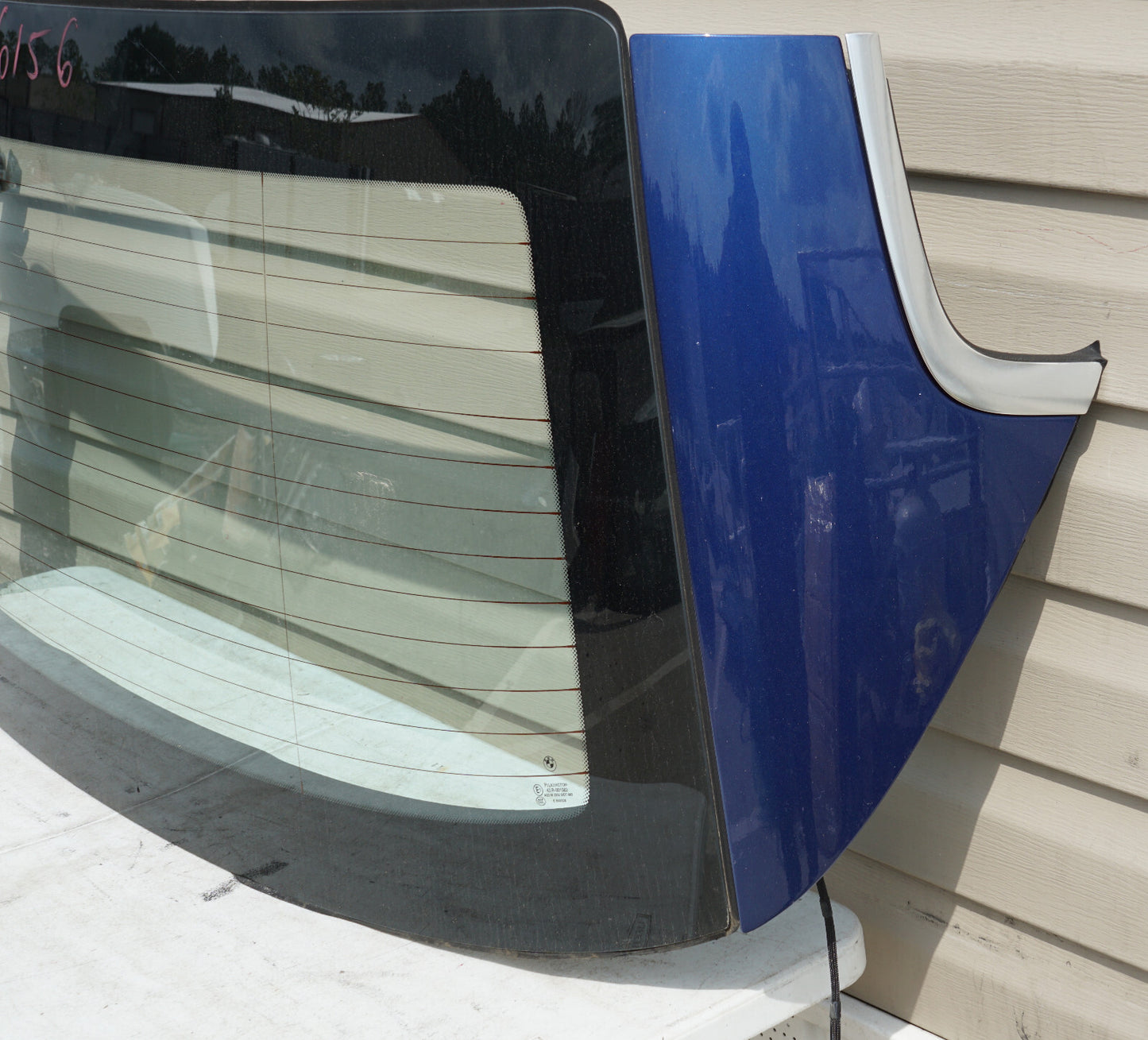07 08 09 10 BMW 335i 328i E93 CONVERTIBLE REAR BACK WINDOW GLASS OEM
