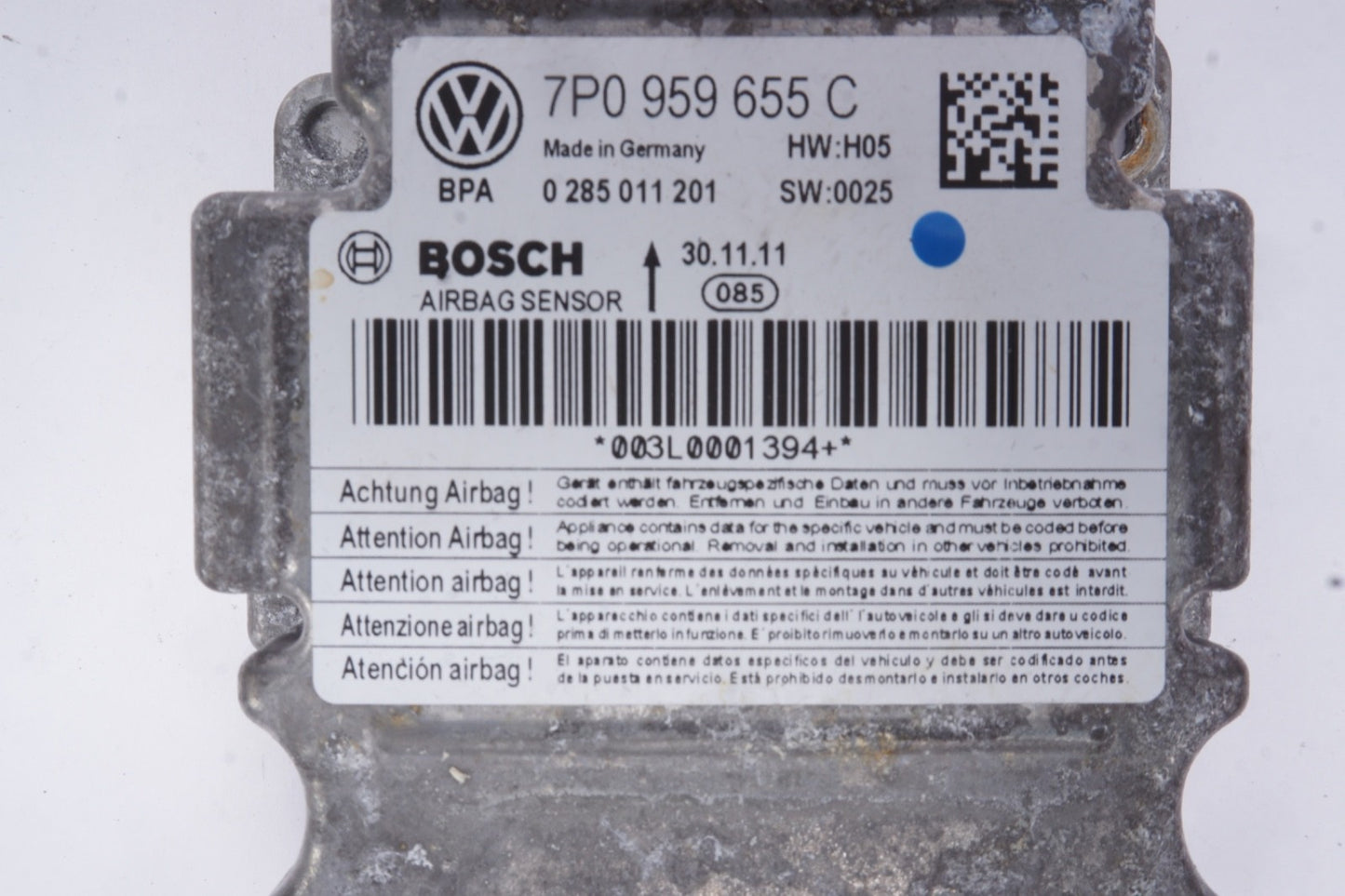 2011-2014 PORSCHE CAYENNE CONTROL MODULE  7P0959655C OEM