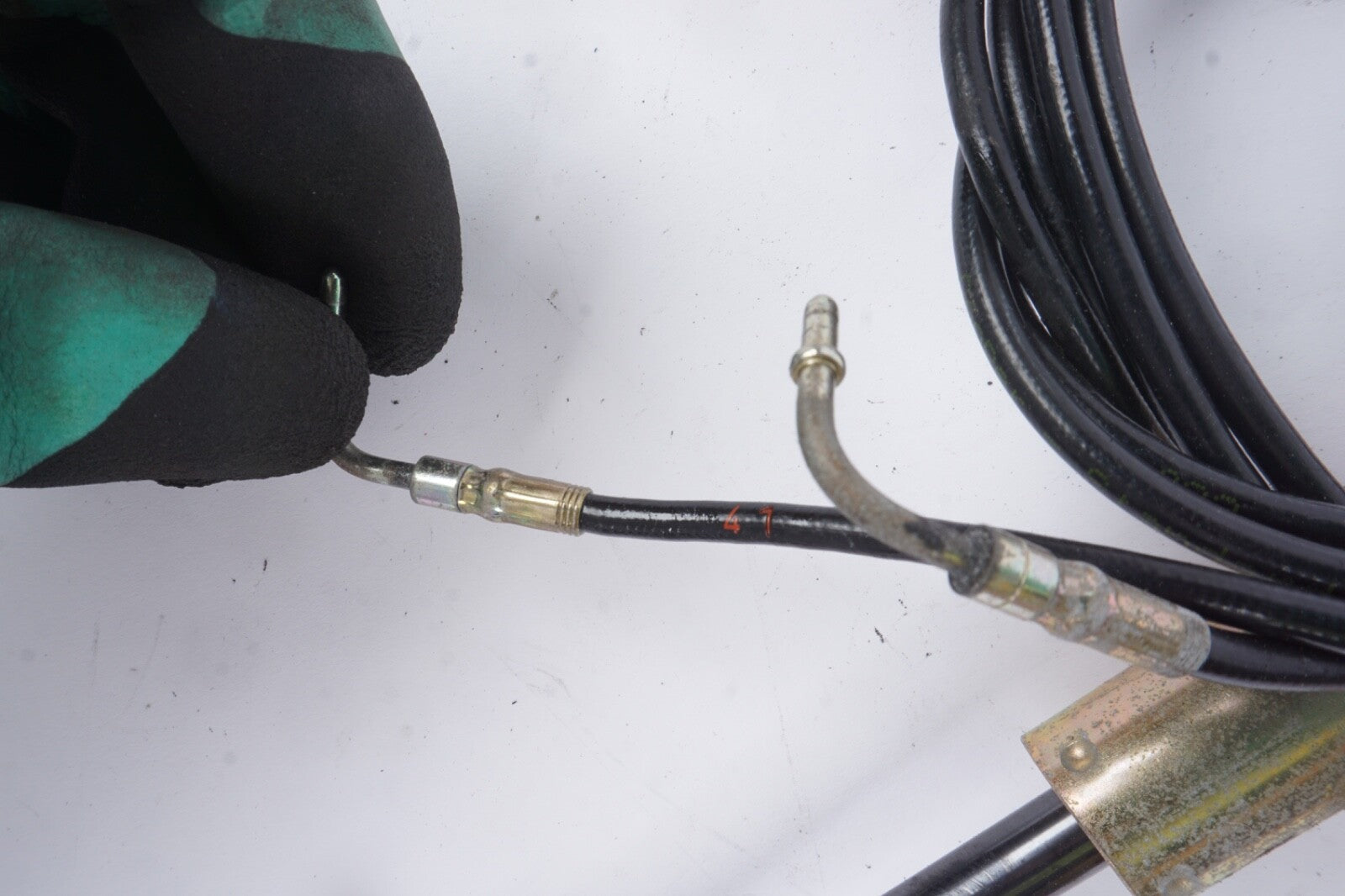 2003-2012 MERCEDES SL500 CONVERTIBLE ROOF HYDRAULIC CYLINDER SHOCK LINE 41 51