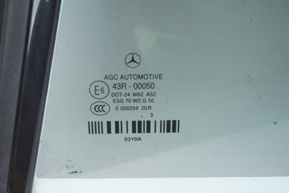 11 - 17 Mercedes E350 Convertible Rear Left Driver Side Quarter Window Glass OEM