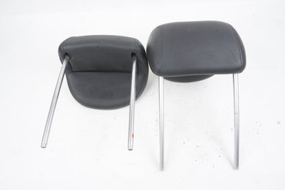 03-08 MERCEDES SL500 SL550 FRONT LEFT RIGHT HEADREST LEATHER BLACK OEM Designo