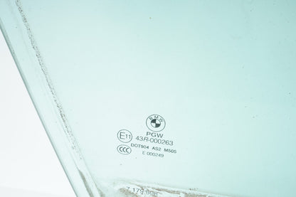 2008 - 2013 BMW X6 FRONT DOOR WINDOW GLASS RIGHT PASSENGER SIDE OEM