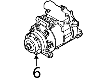 2011 - 2016 Audi A8 Quattro AC Compressor OEM