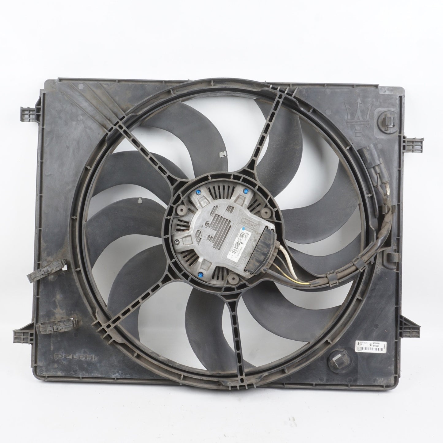 2014 - 2017 MASERATI GHIBLI ENGINE RADIATOR COOLING FAN SHROUD MOTOR OEM