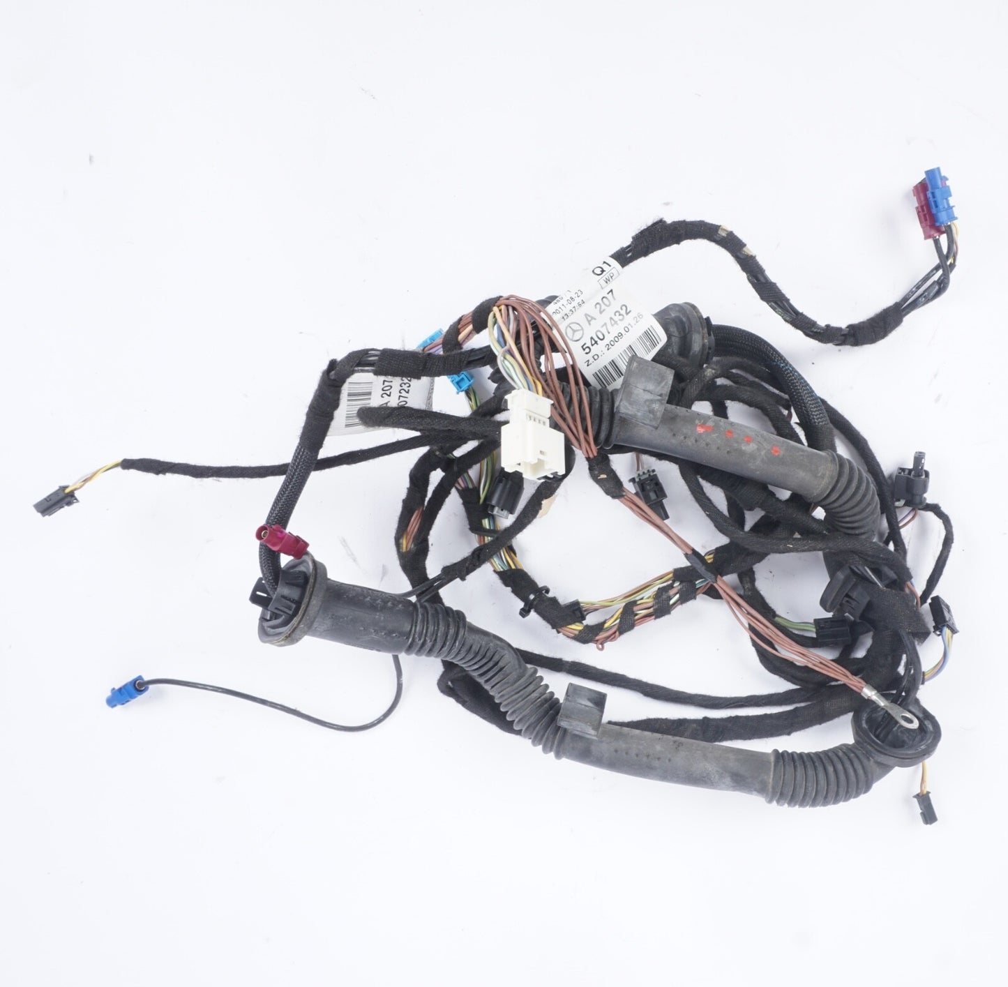 2012 2013 Mercedes E350 W207 Convertible trunk wiring harness Cabriolet