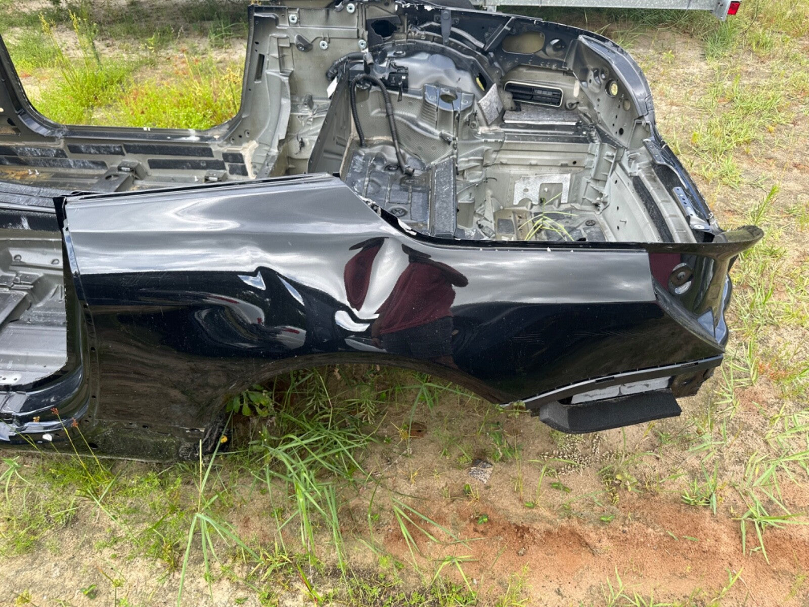 2015 - 2016 MERCEDES SL400 SL450 SL550 REAR LEFT QUARTER PANEL STRUCTURE CUT