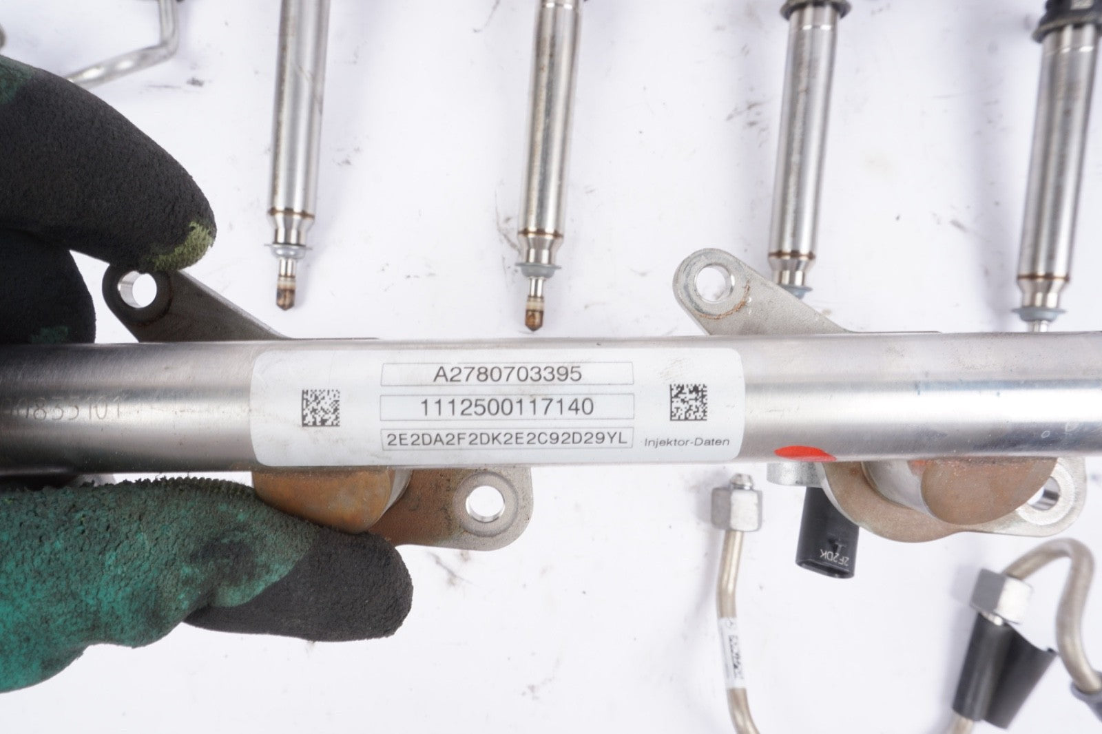 W218 MERCEDES 11-20 CL CLS GL GLS E ML S SL FUEL INJECTIOR RAIL & INJECTORS