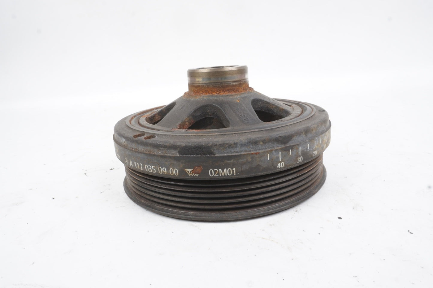 98-07 Mercedes W163 ML350 E430 Engine Crankshaft Pulley Damper 1120350900 OEM