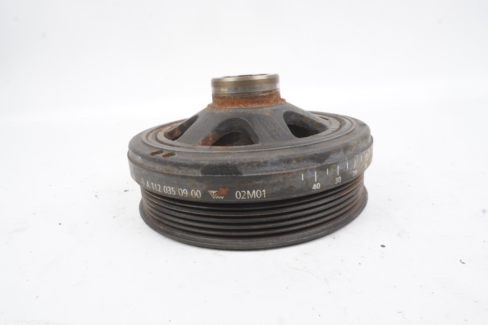 98-07 Mercedes W163 ML350 E430 Engine Crankshaft Pulley Damper 1120350900 OEM