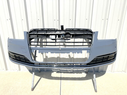 For 2017 Audi A8 Front Bumper Cover With Side Grilles