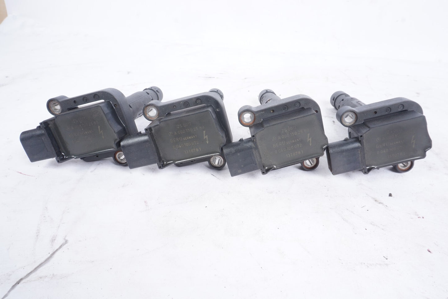 12-15 Mercedes W204 C250 SLK250 Ignition Coil Set Of 4 OEM