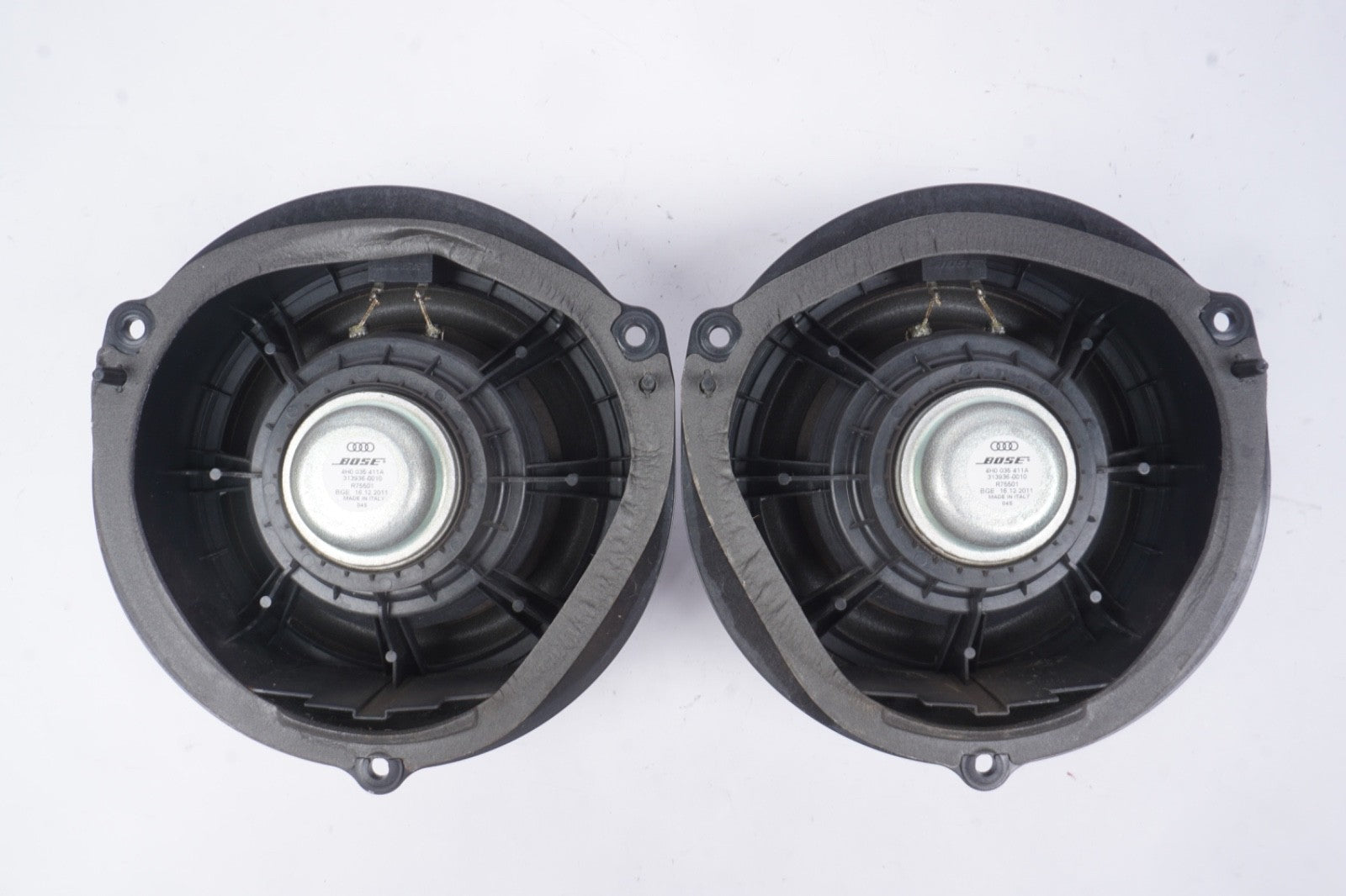 2011 - 2018 Audi A8 Rear Door Speaker/Woofer Left and Right Set of 2 4H0035411A