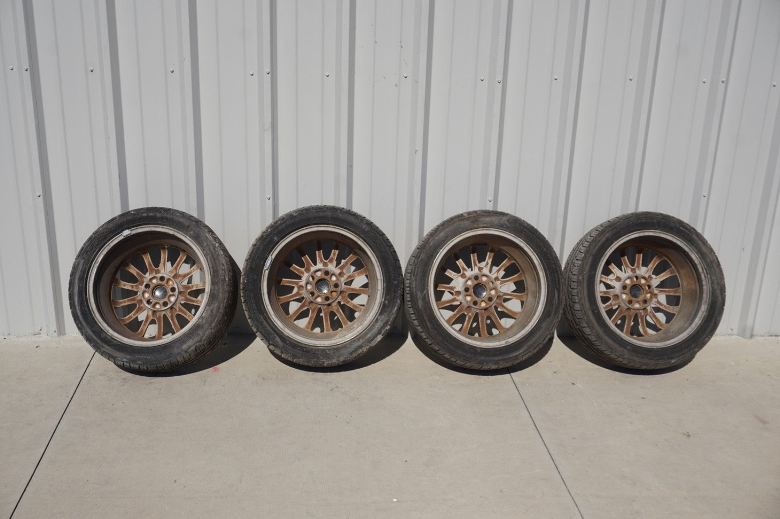 2007 - 2010 Volvo C70 Wheel 17x7.5" Aluminum Alloy 14-Spoke OEM 30633786 SET
