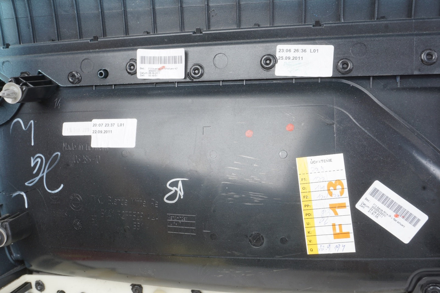 2012 - 2018 BMW F12 F13 640I 650I RIGHT DOOR PANEL BLACK NAPPA LEATHER