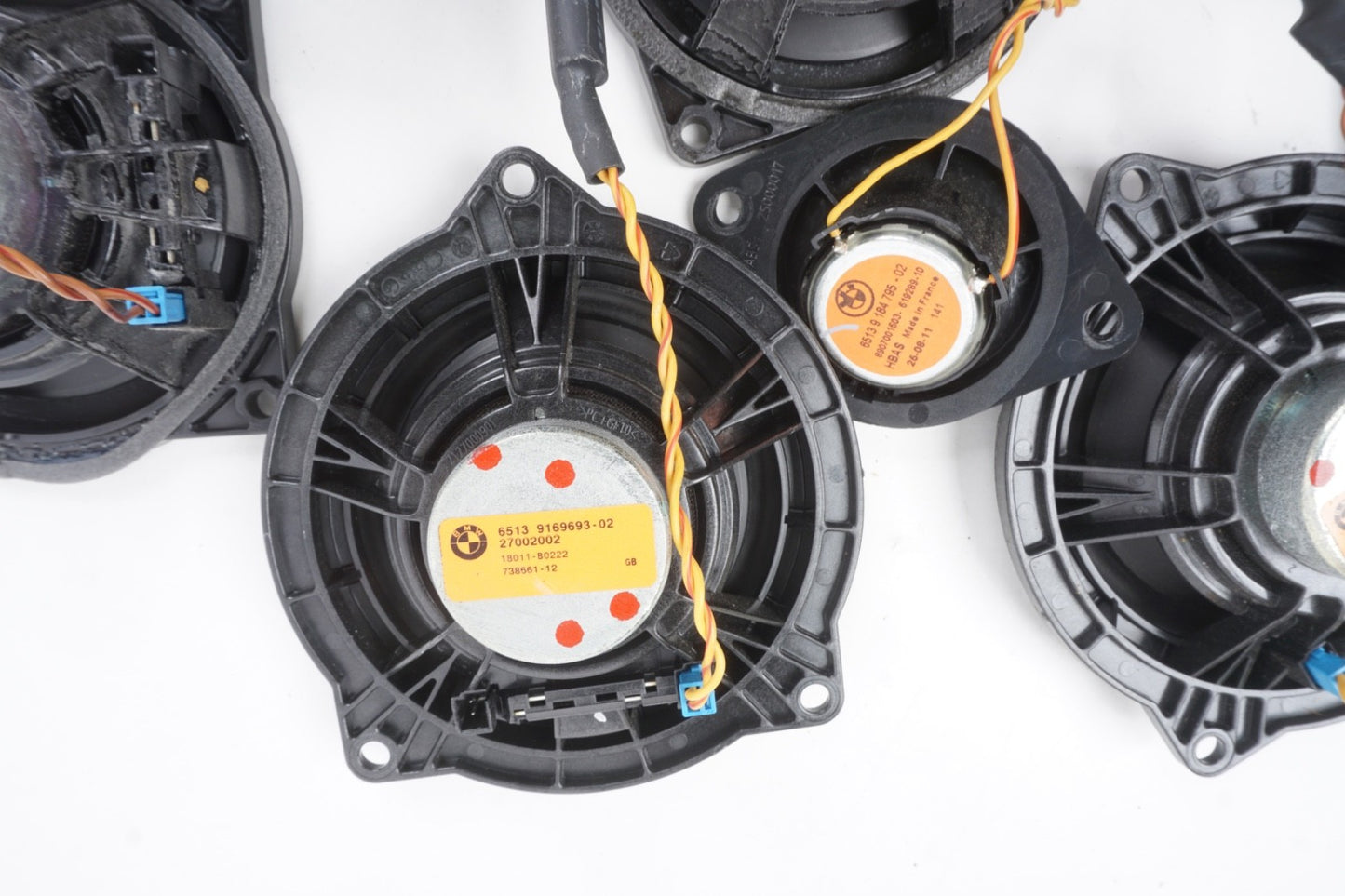 2012 - 2014 BMW 650i Speaker Speakers Set Harmon Kardon OEM
