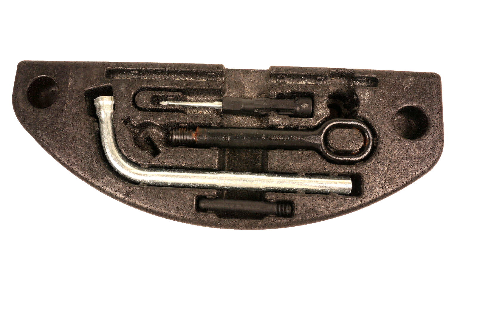 2011 - 2014 AUDI A8 TRUNK EMERGENCY JACK TOOLS W/ STORAGE HOLDER BOX OEM