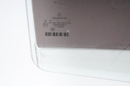 07-13 Mercedes W221 S400 S550 S63 Rear Right Pass Side Door Window Glass OEM