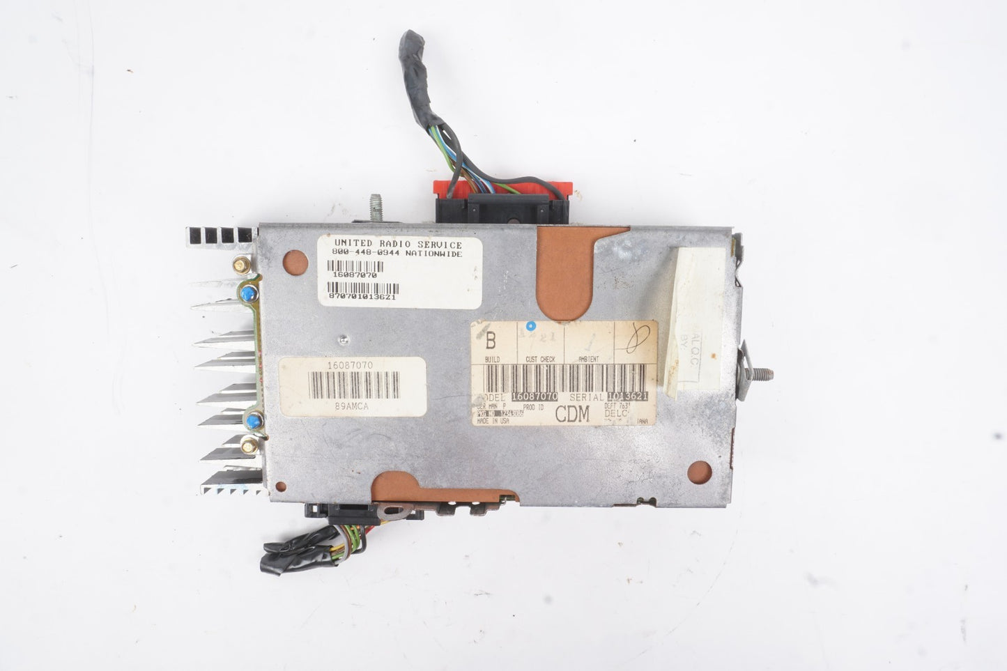 1993 Cadillac Allante Audio Radio Stereo Amp Amplifier 16087070 OEM