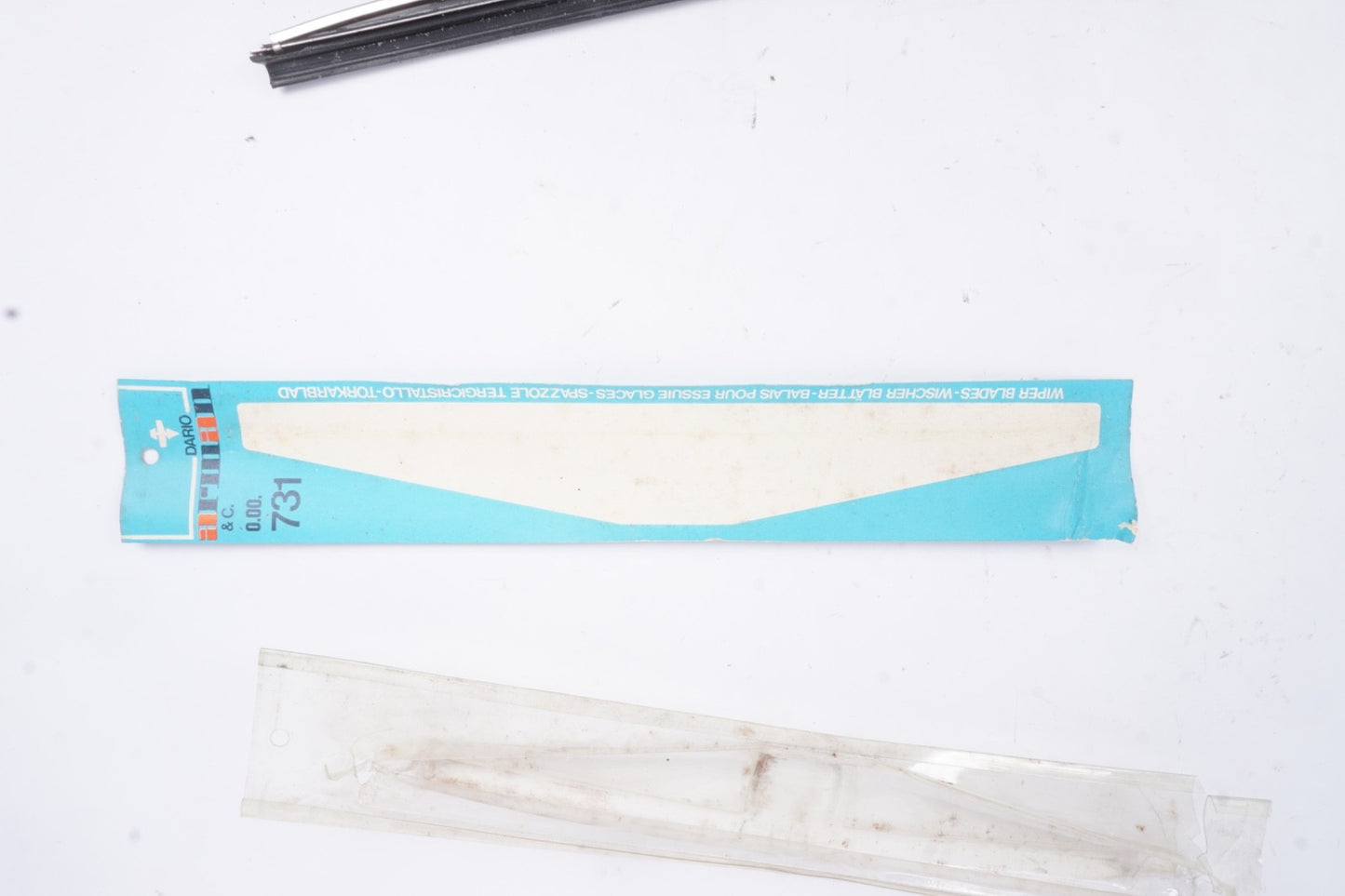 Pair Polished Windshield Wiper Blades For Mercedes W108 W111 W112