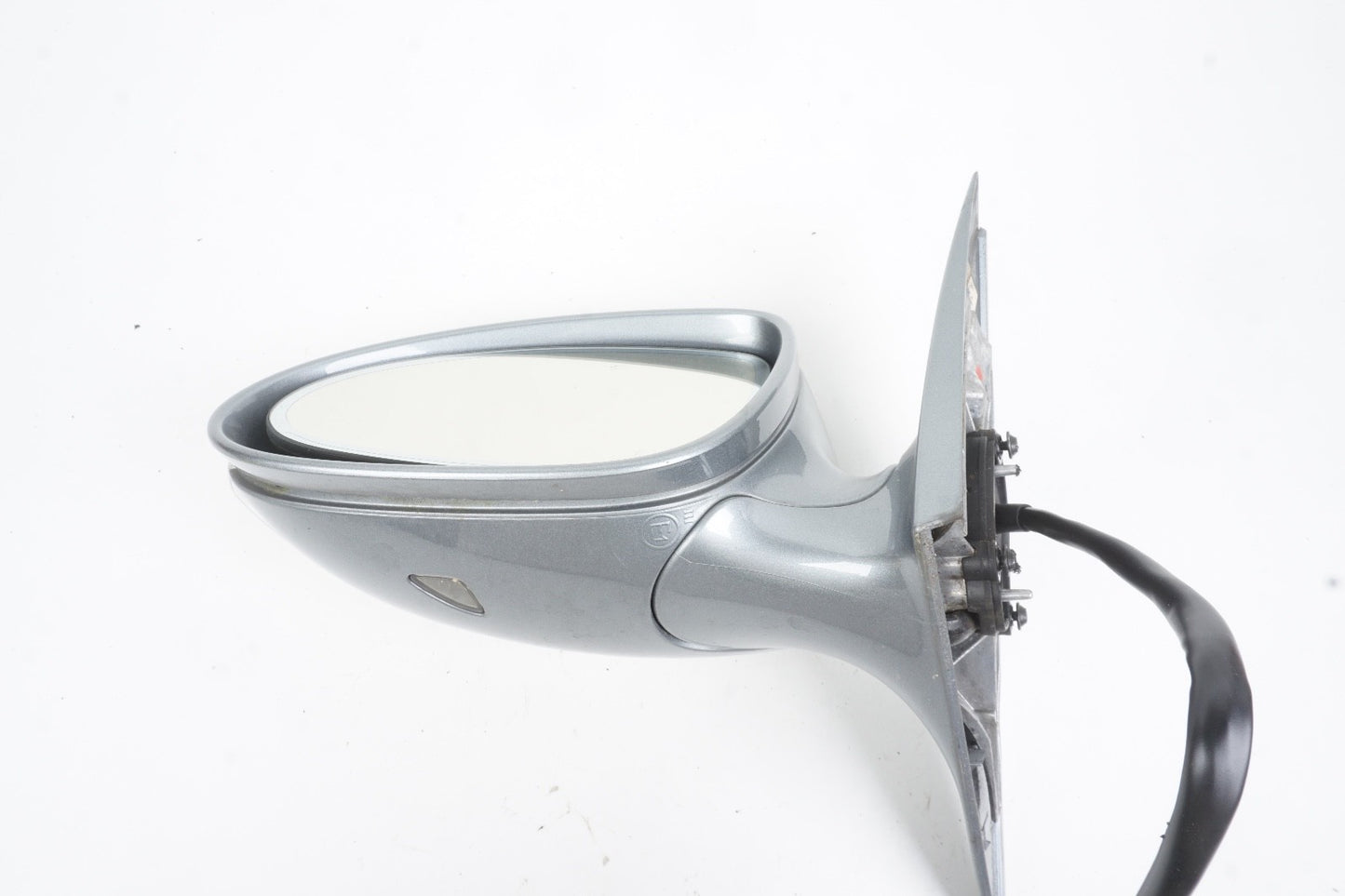 07-09 MERCEDES W221 S550 FRONT LEFT DOOR EXTERIOR SIDE VIEW MIRROR SILVER OEM