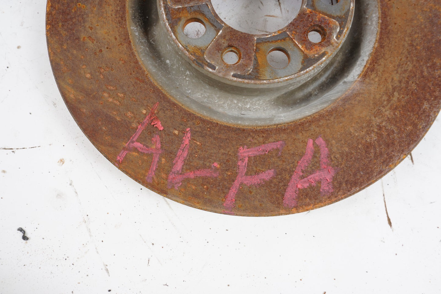 17-21 ALFA ROMEO GIULIA 2.0L FRONT BRAKE ROTOR DISC LEFT OEM