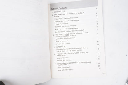 2015 Ford Focus Owner's Manual Book & Case OEM