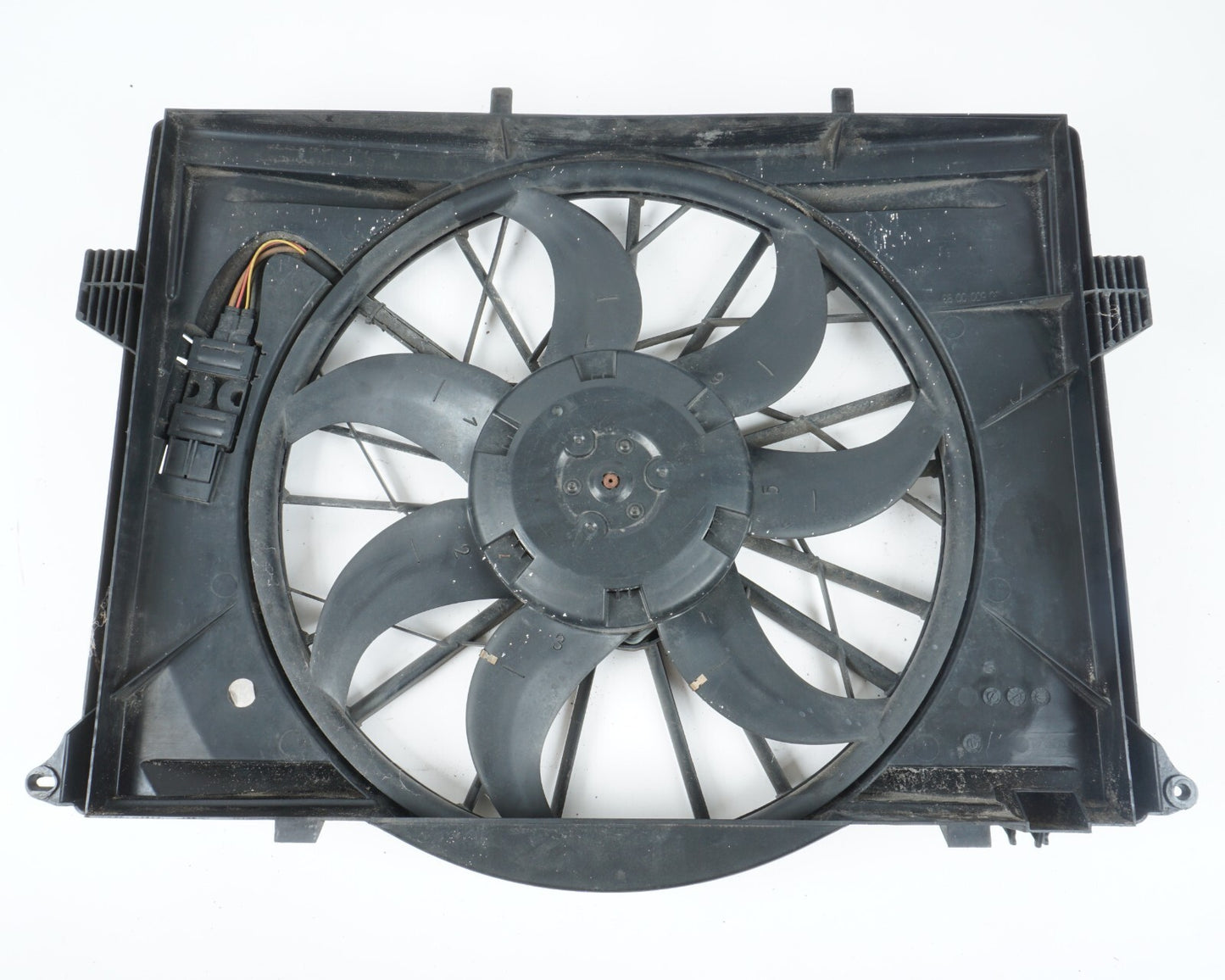 2003-2012 Mercedes-Benz SL500 Engine Motor Cooling Radiator Fan w/ Shroud OEM