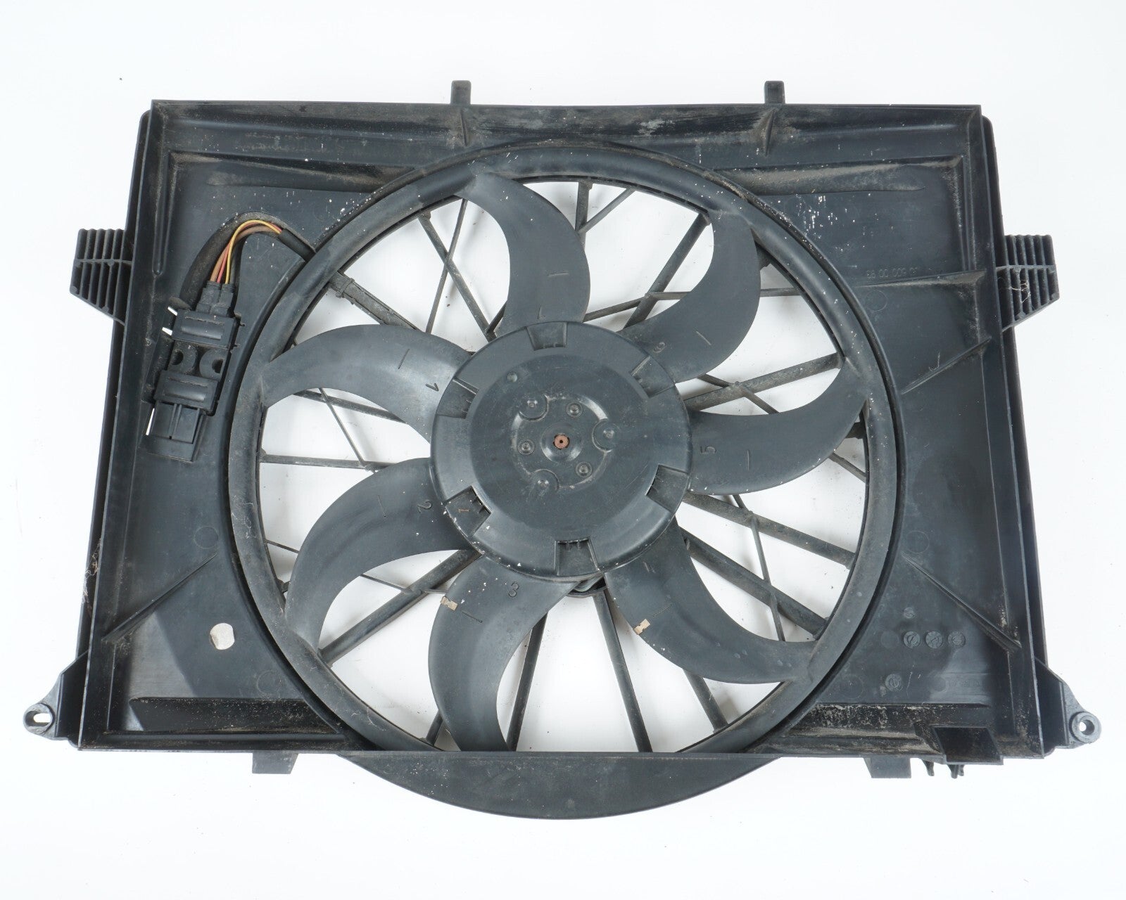 2003-2012 Mercedes-Benz SL500 Engine Motor Cooling Radiator Fan w/ Shroud OEM