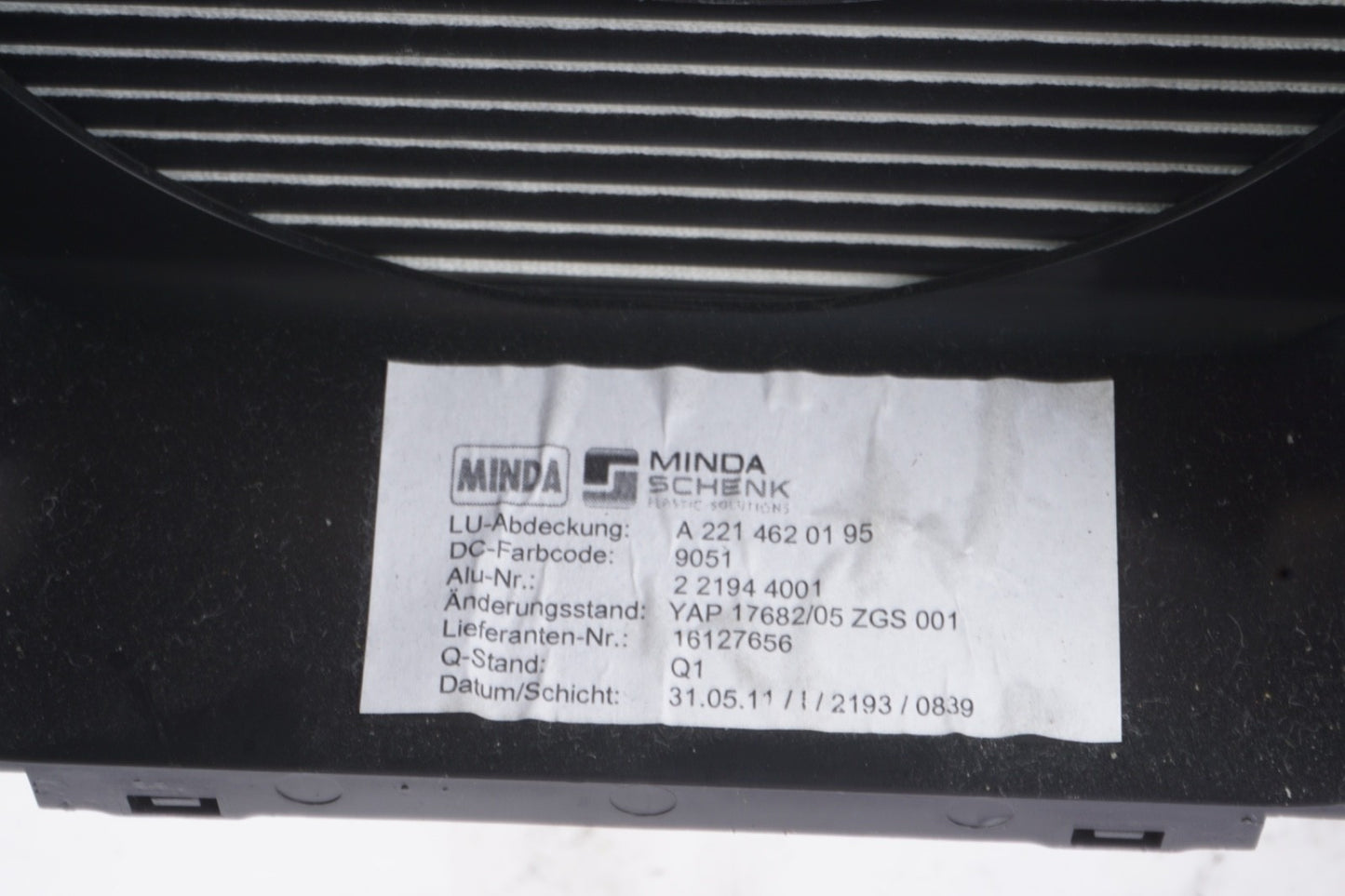 2007-2013 MERCEDES W221 S63 W216 STEERING WHEEL SWITCH  CONTROL COLUMN TRIM OEM