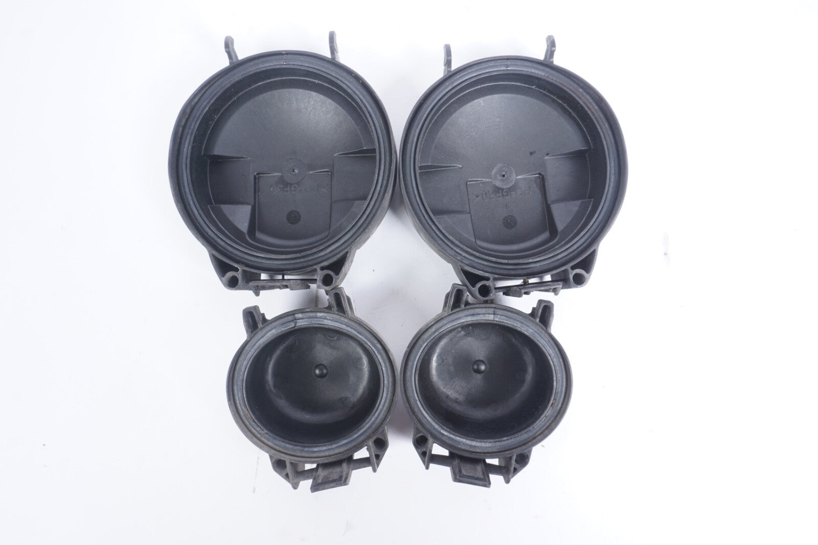 03-2008 Mercedes SL500 SL55 headlight bulb access dust cap cover lid Set of 4
