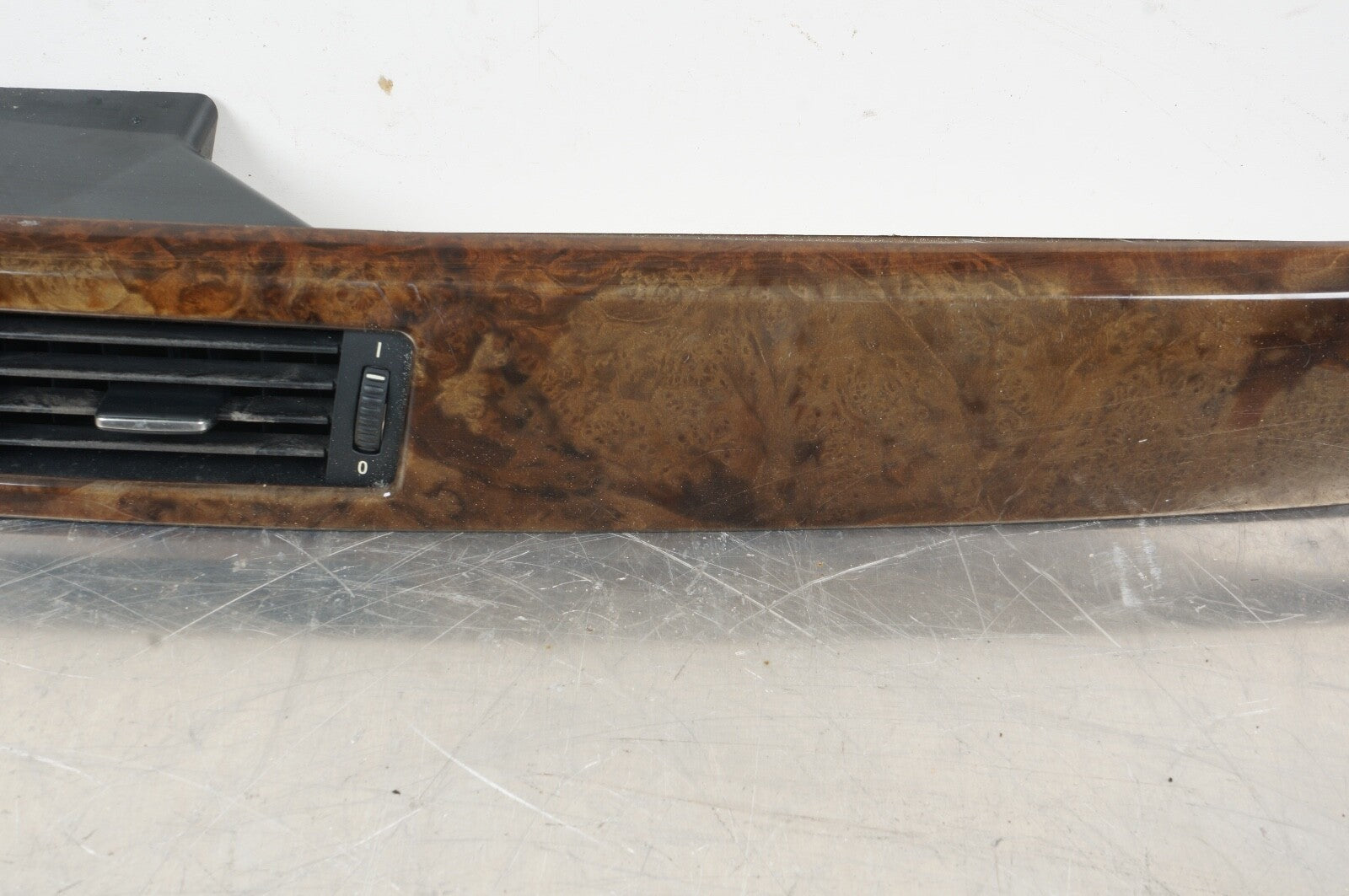 BMW E90 328 330 335 SEDAN DASH CENTER WOOD TRIM AIR VENT MOLDING DTC START OEM