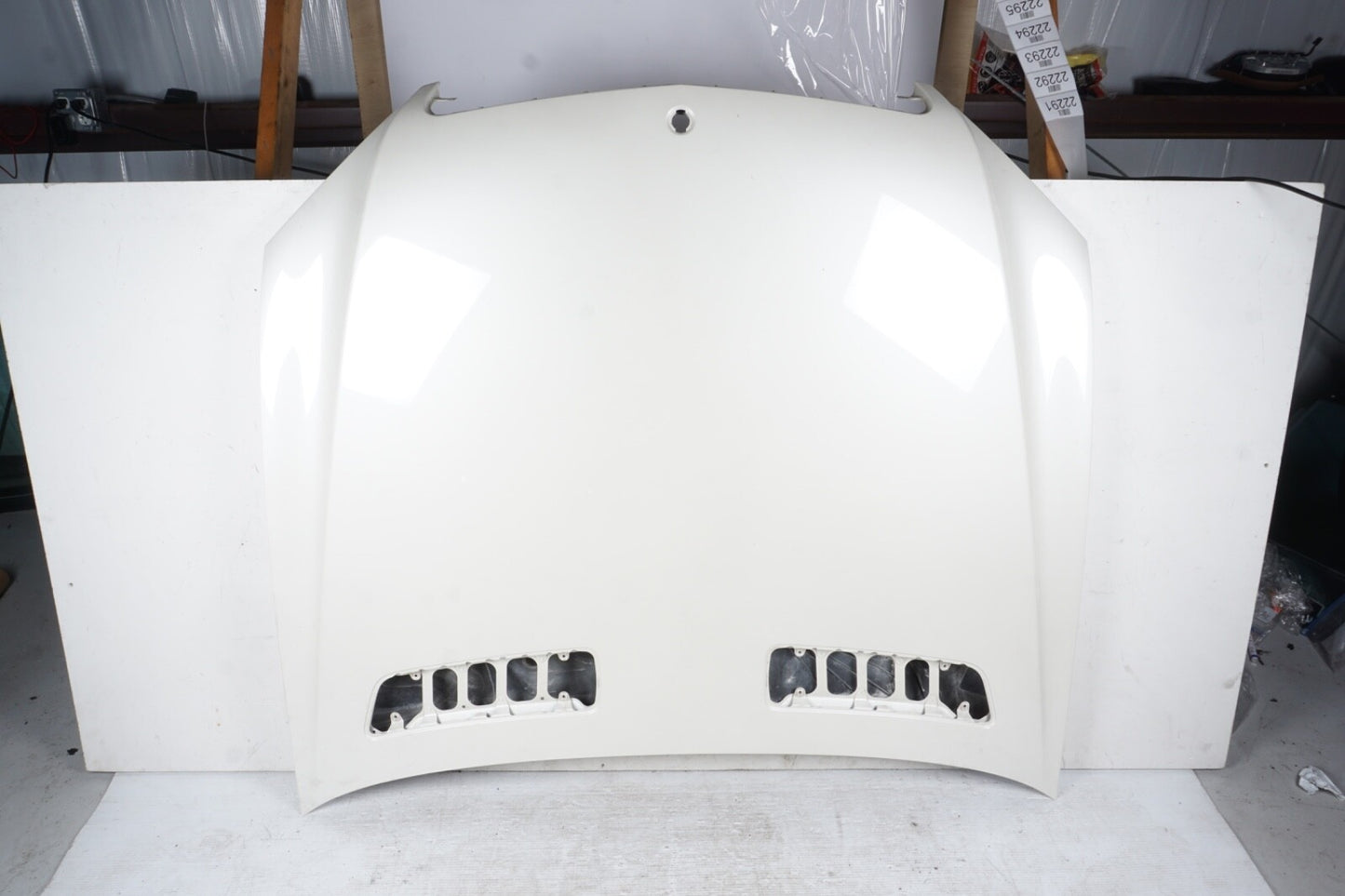 07-13 Mercedes W221 S400 S550 S350 S600 Hood Panel Assembly Diamond White OEM