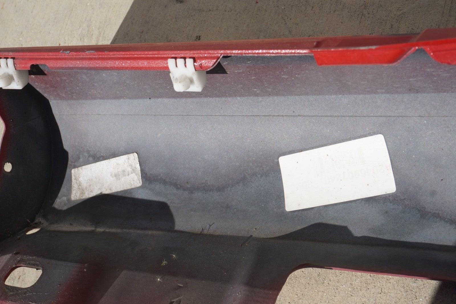 2008 - 2014 Mercedes C250 C300 AMG Sport Sedan Right Side Skirt Rocker Panel Red