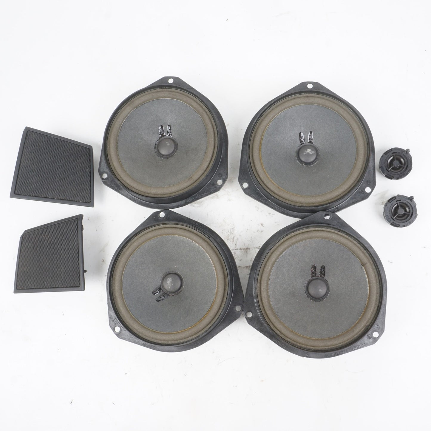 2014-17 Maserati Ghibli Complete Door Sound Audio Speaker Speakers Set of 8 OEM