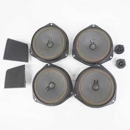 2014-17 Maserati Ghibli Complete Door Sound Audio Speaker Speakers Set of 8 OEM