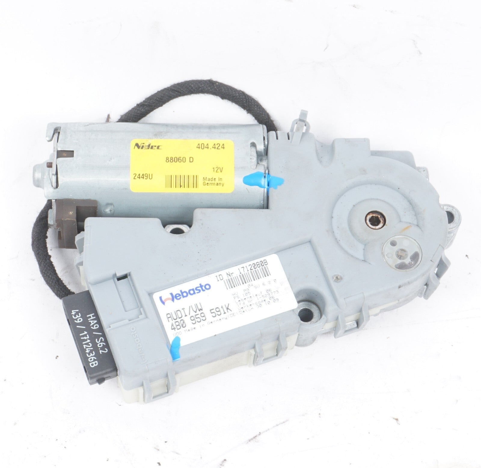 2005 - 2011 Audi A6 Sun Roof Motor 4B0959591K OEM