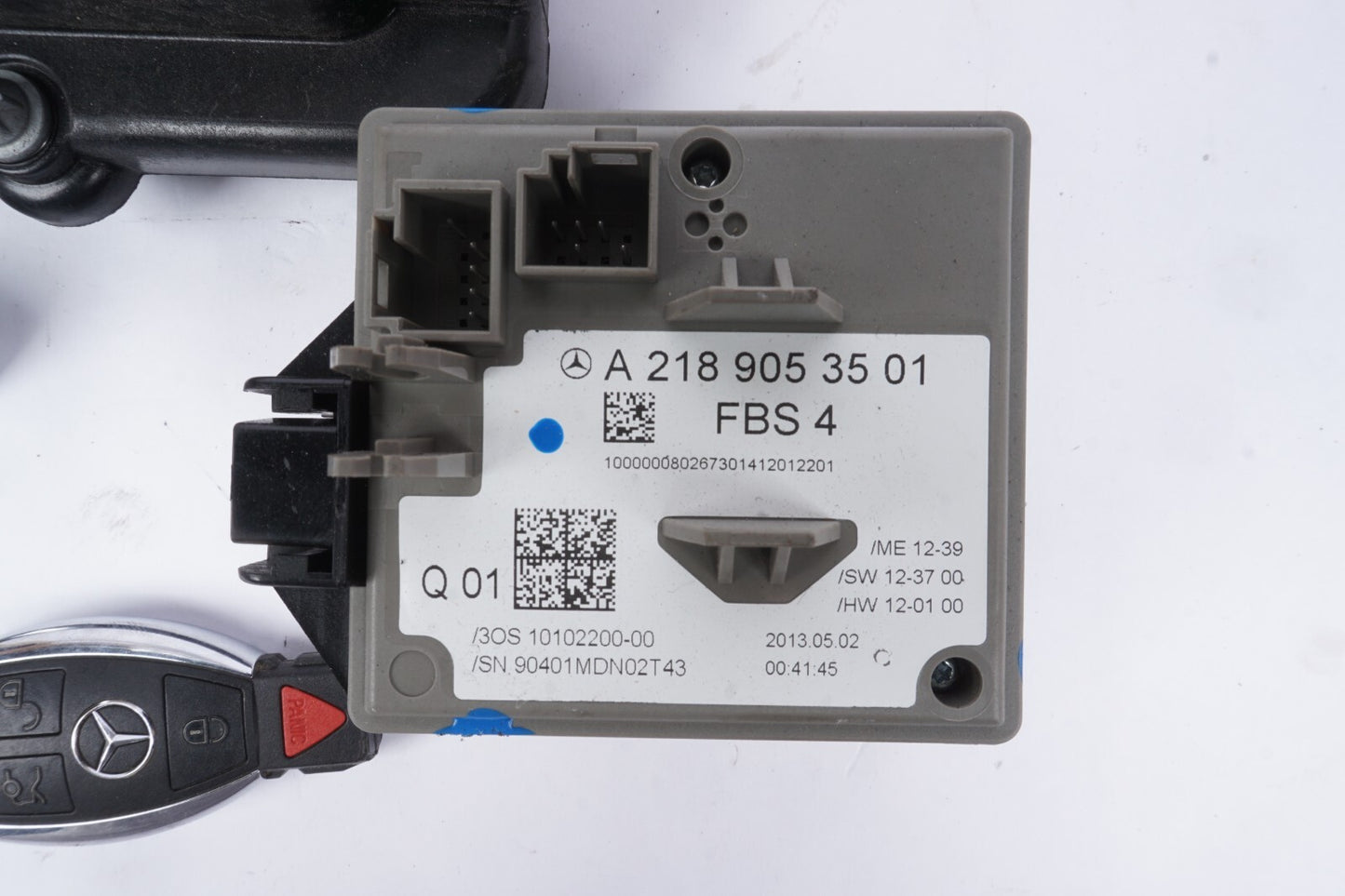 09-16 Mercedes Benz E-class E350 W212 3.5L Ecu Engine Computer Ignition Lock Set