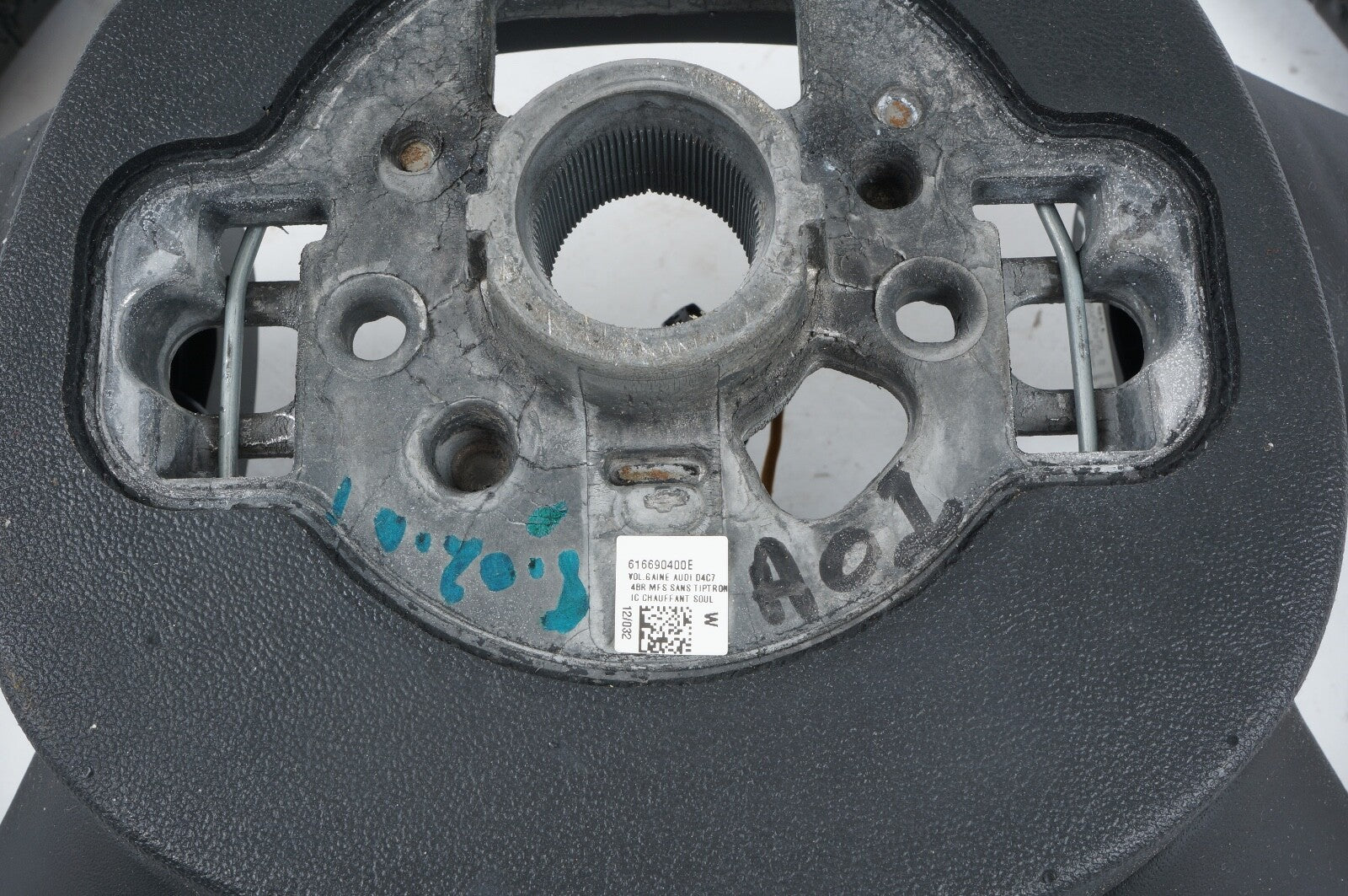 2012-2015 Audi A7 A6 4 Spoke Steering Wheel OEM BLACK