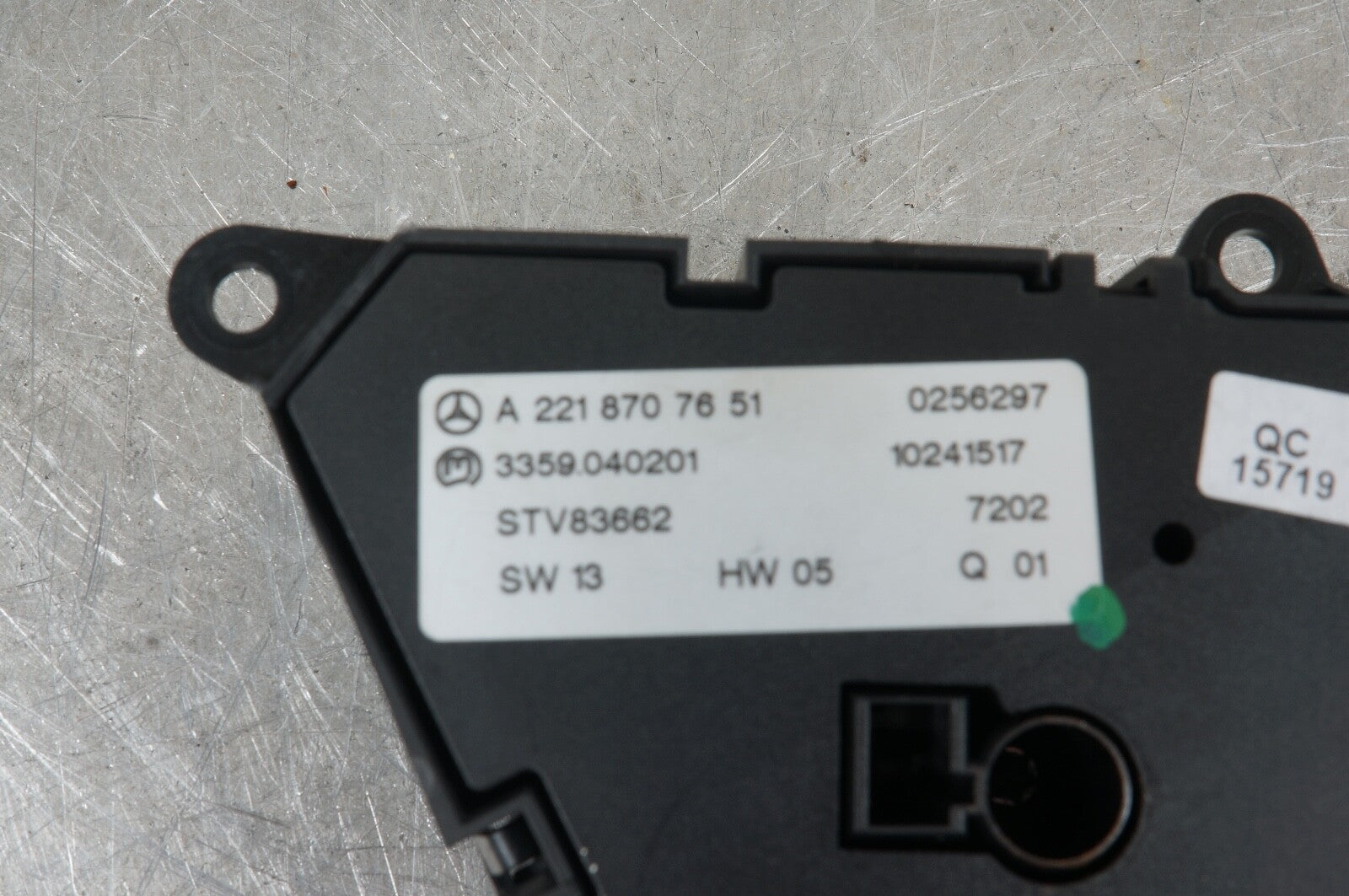 2007 - 2013 MERCEDES S CL CLASS FRONT LEFT DRIVER SEAT CONTROL MEMORY SWITCH OEM