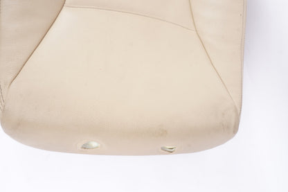 2011 - 2017 BMW X3 - Front Right Upper Backrest Seat Cushion Leather Skin Beige