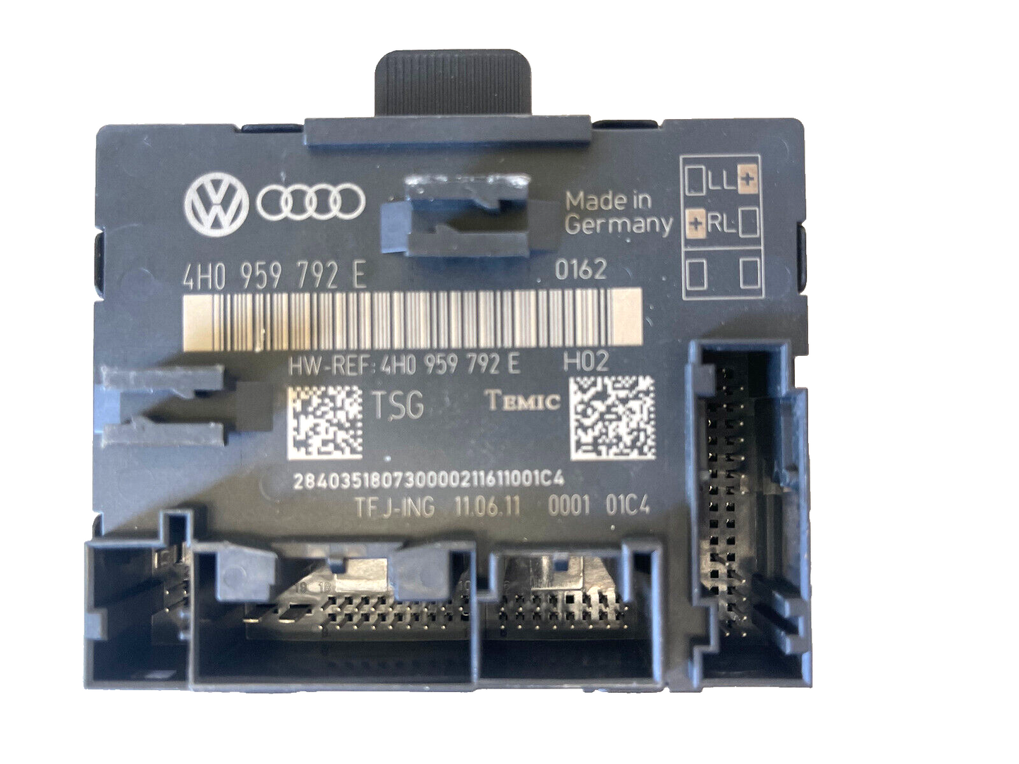 2011-2014 AUDI A8 L QUATTRO FRONT PASSENGER SIDE DOOR MODULE CONTROL UNIT OEM