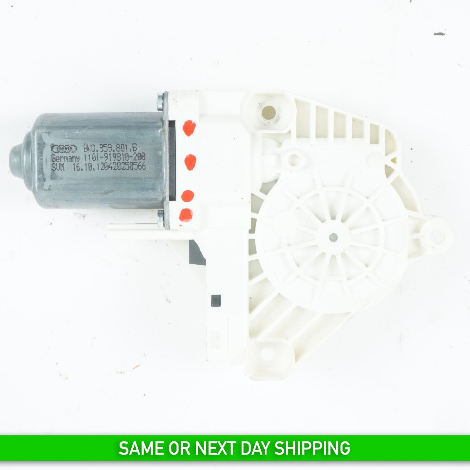 2012 - 2018 AUDI A7 REAR RIGHT PASSENGER SIDE WINDOW MOTOR 8K0959801B OEM