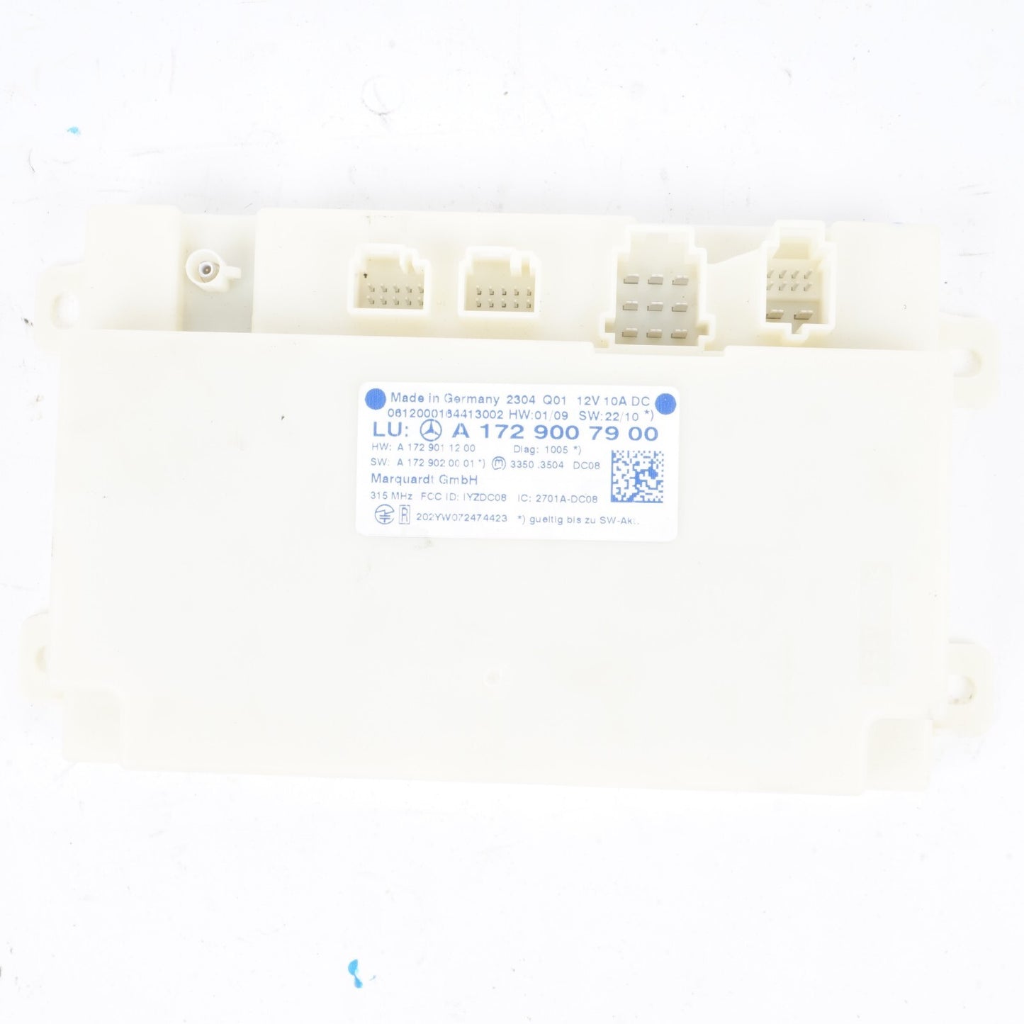 10-15 Mercedes W204 C250 C300 Keyless Go Entry Control Module 1729007900 OEM