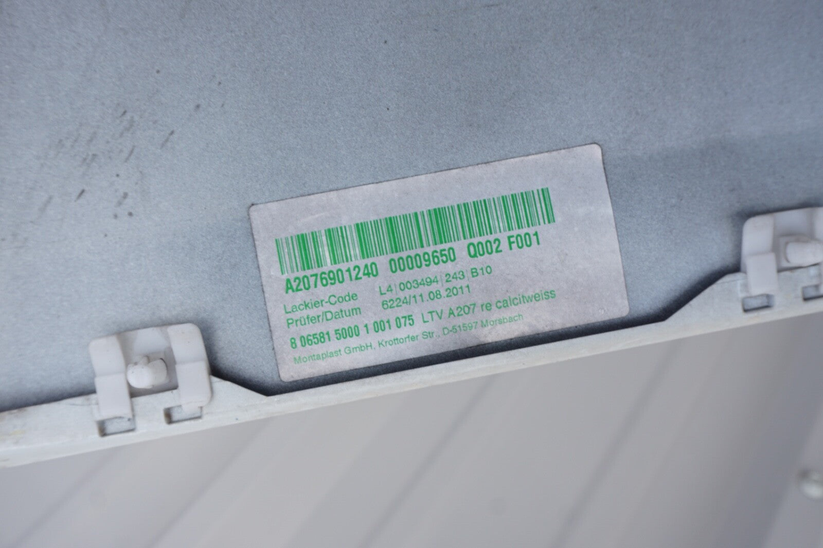 11-17 Mercedes W207 E350 Convertible Base Right Side Rocker Panel Side Skirt OEM