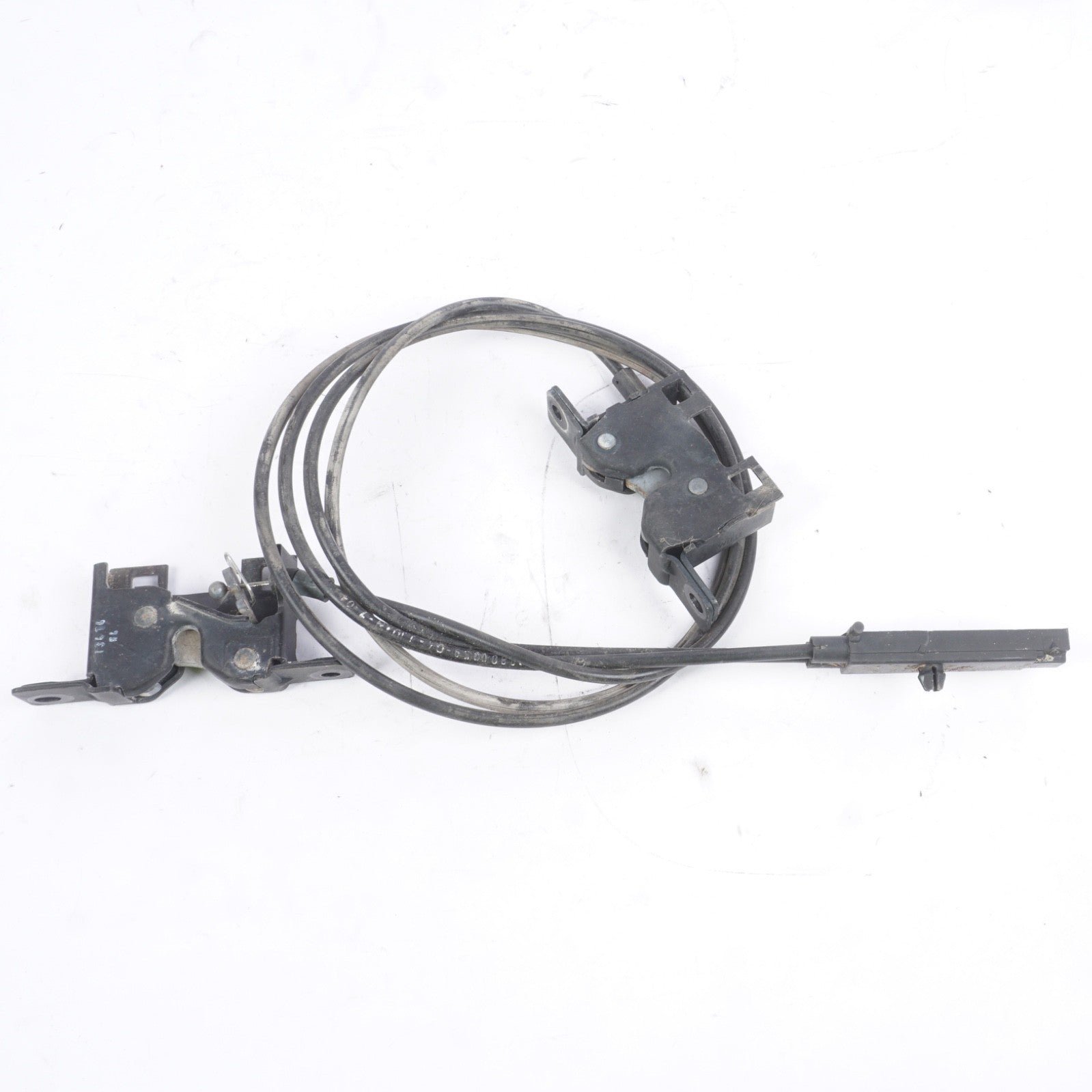 03-08 Mercedes R230 SL500 SL550 SL600 SL55 Lower Hood Lock Latch Set + Cable OEM